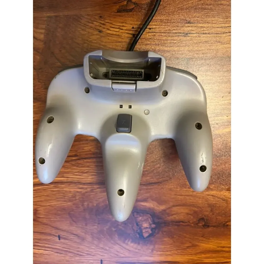 Read-Nintendo 64 Grey Controller NUS-005 Official N64 OEM-TESTED-Gray
